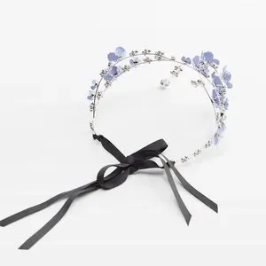 Zara Flower Headband Blue NWT Zara Flower Headband Blue NWT main image 4